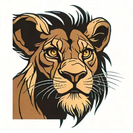 Simba From Lion King As Lion Of Judah