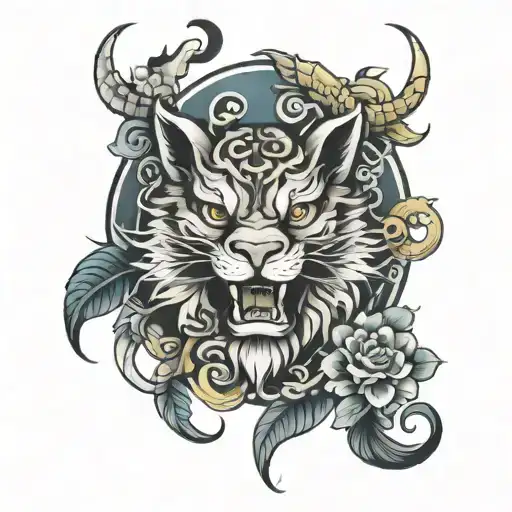 Asian Tattoo Style With Brazilian