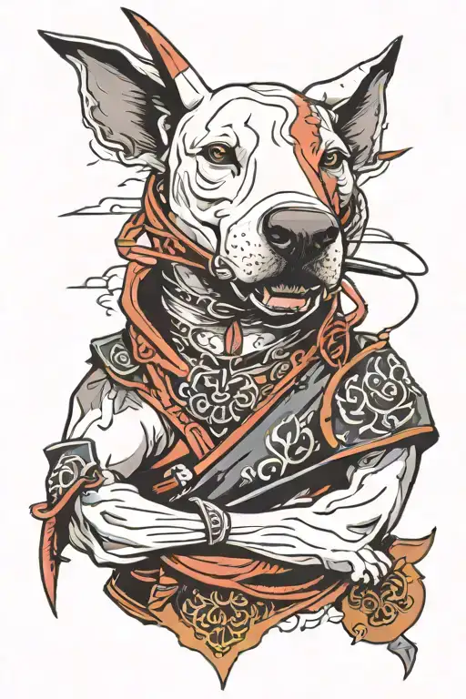 Bull Terrier Samurai