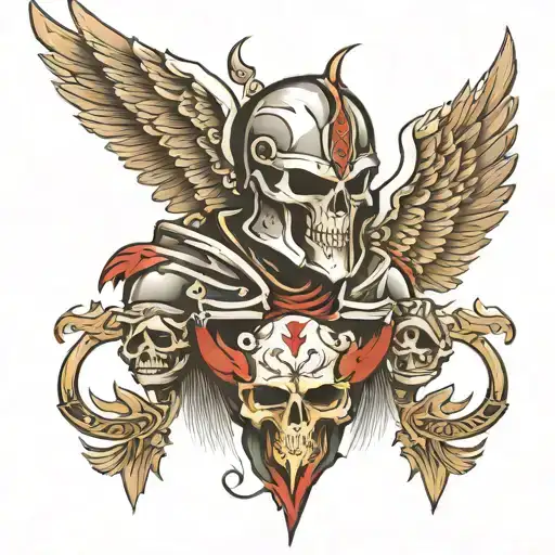 Spartan Wings Skulls