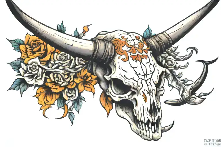 Longhorn Skull