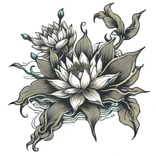 Willow Tree Water Lillie