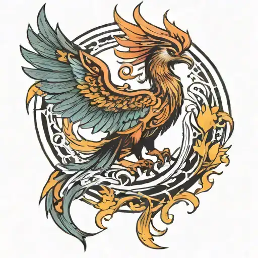 Phoenix Rising Looking Up