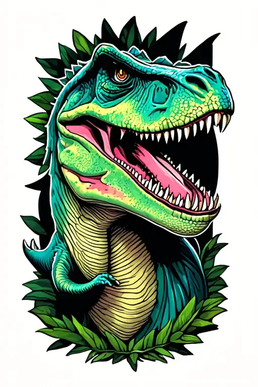 Emo On The Back Of A Dinosaur