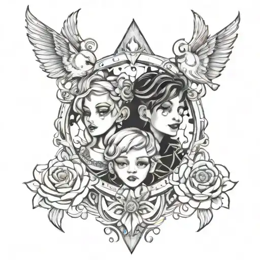 The Unverse Representing 3 Children