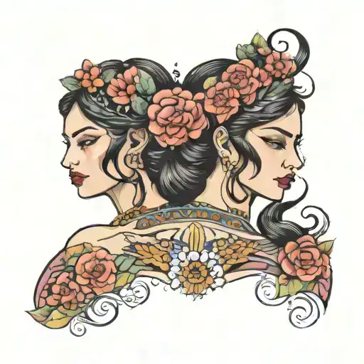 Greek Beautiful Black Haired Woman