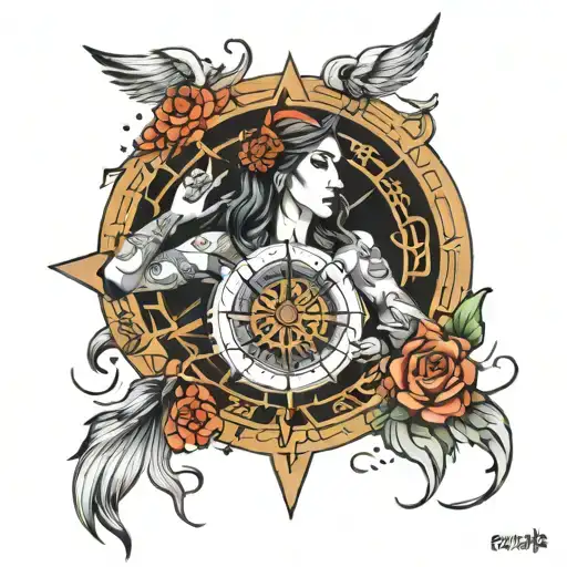 Edesa God With Wind Rose