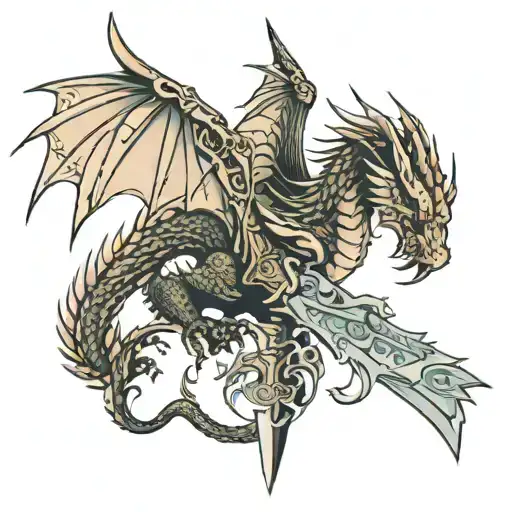 Wings Knife Dragon Fairy