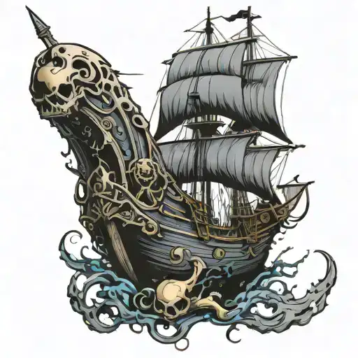 I Want A Space Pirate Ship To Be Attacked By An Alien Squid