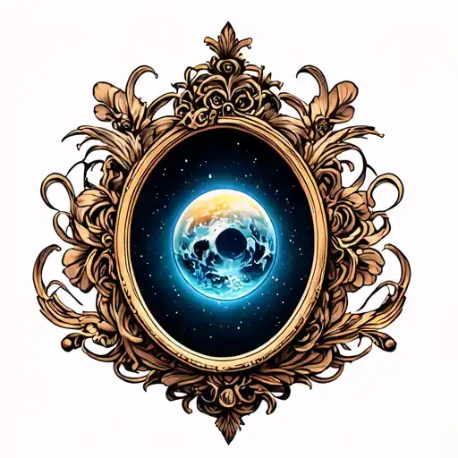 Antique Frame With Space Inside