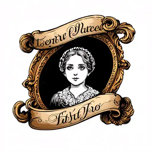 Antique Frame With Space Inside