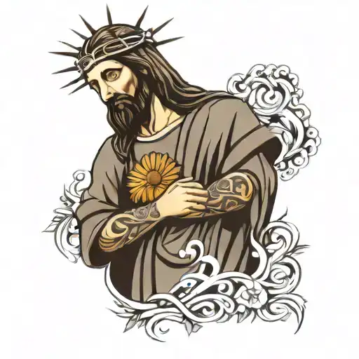 Jesus Christ The Redeemer With A