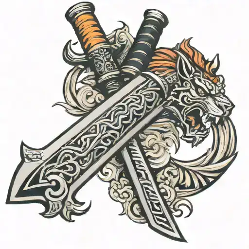 Polynesian Katana Forearm