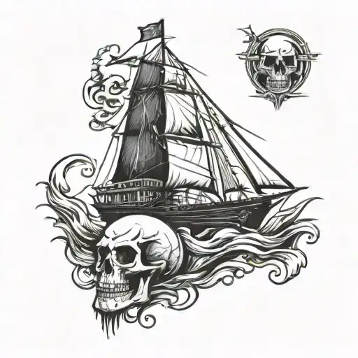Skull Ship Lighthouse