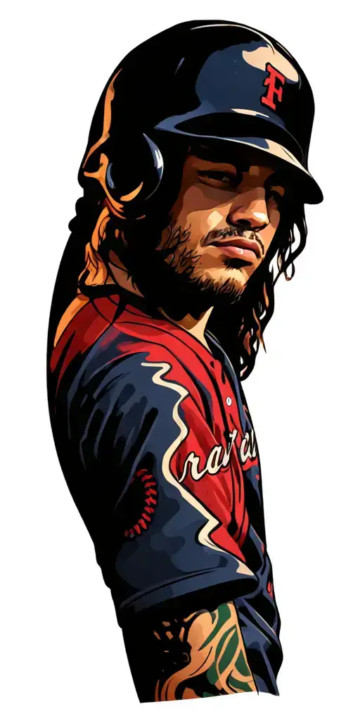 Design A Simple Full Leg Sleeve Involving Baseball And Show Me A Mock-up