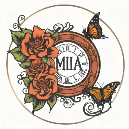 Name Mila 12 10 2021 Roman Numeral