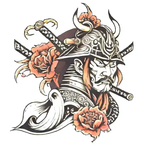 Samurai Cover Up Tat