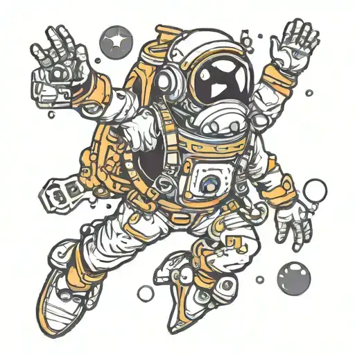 Gangster Diver Meet Gangster Astronaut