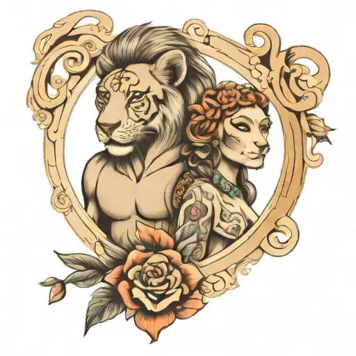 Couples Tatoo With Capri Leo