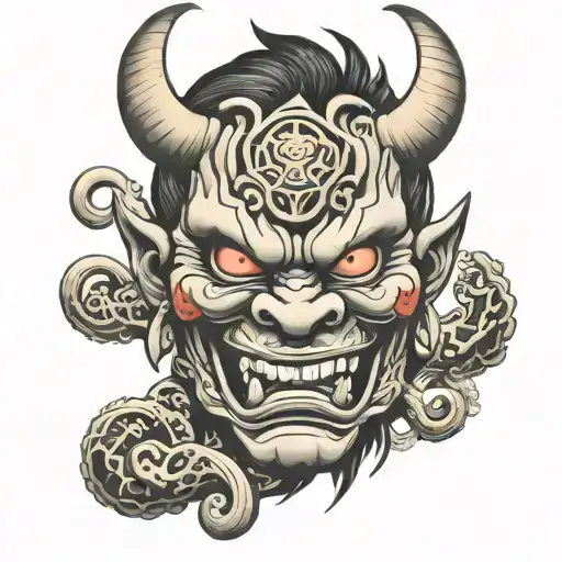 Oni Demon Mask