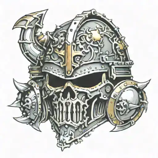 Warhammer 40K World Eaters Khorne Berzerker Helmet