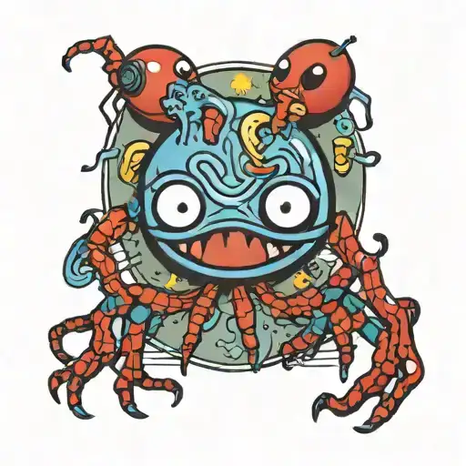 Mr Men With Spider Legs