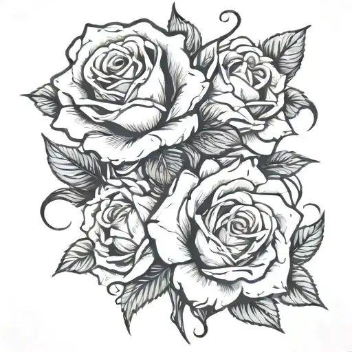 Death Three Dead Roses And Love