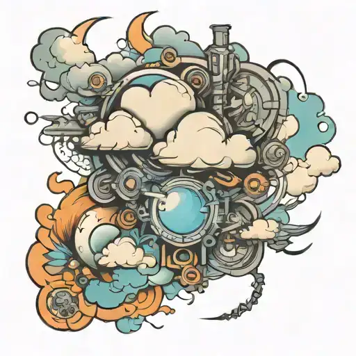 Cloud And Tech Themed