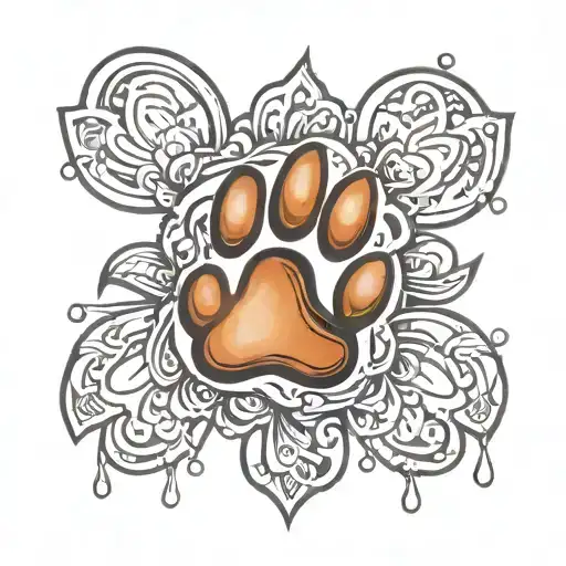 Dog Paw Print