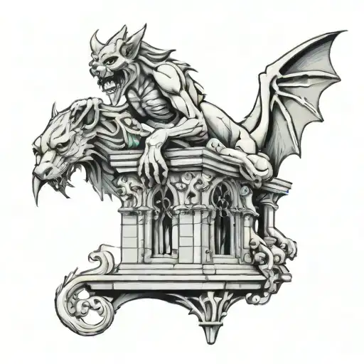 Gargoyle And Gothic Architecture
