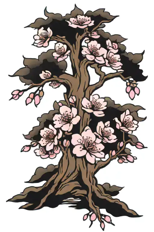 Cherry Blossom Tree Pink