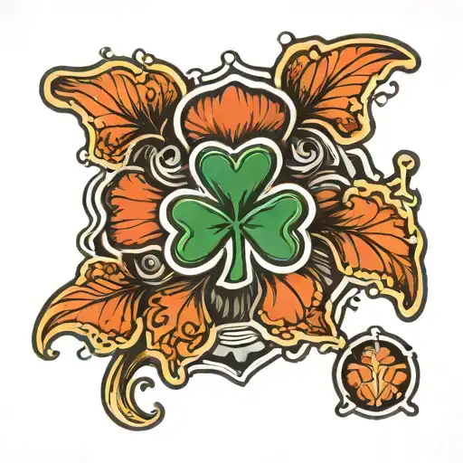 Shamrock Postal Stamp
