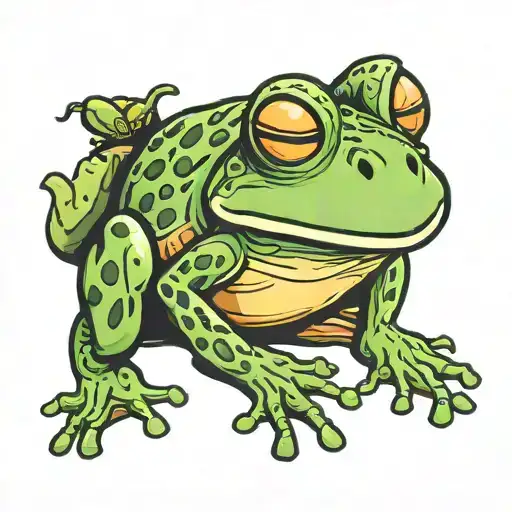 Frog Cartoon Character
