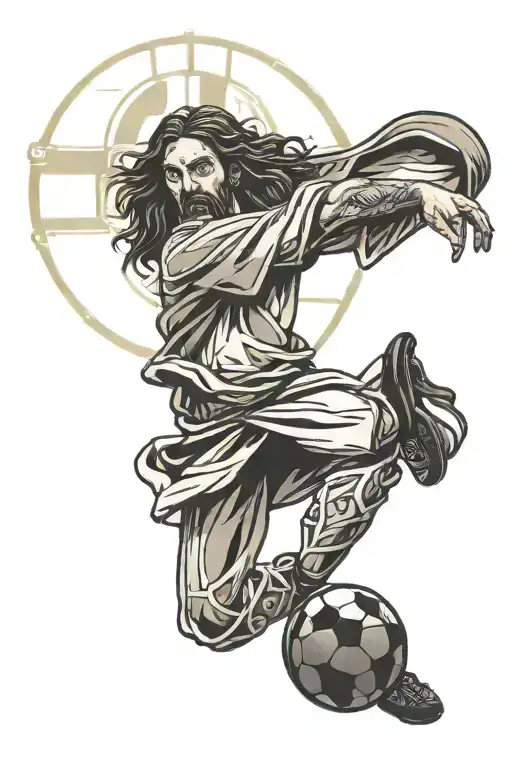 Jesus And Football