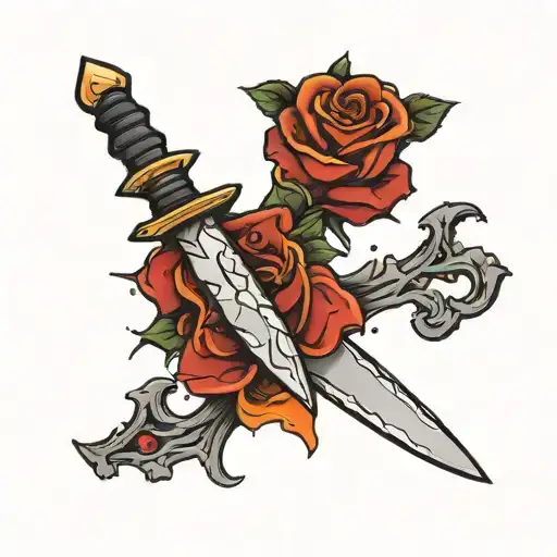 Crack With A Bloody Dagger