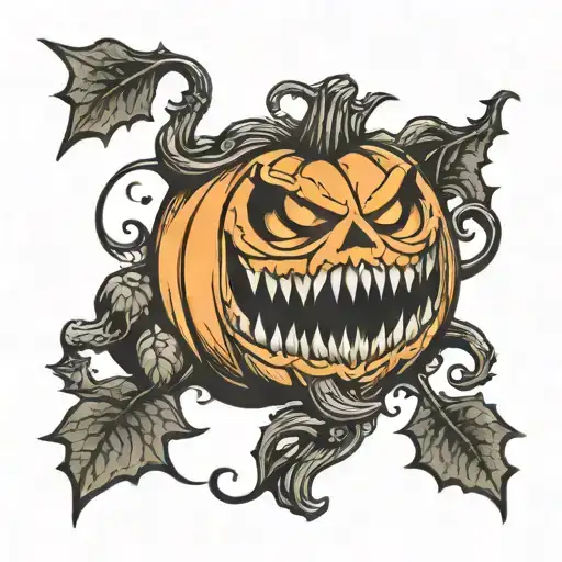 Scary Jackolantern Fall