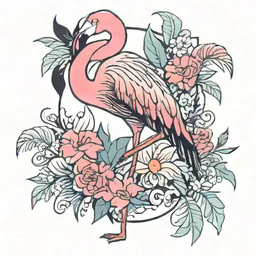 Flamingo Surrounded