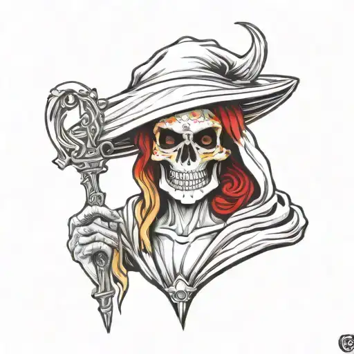 Skull Lady Grim Reaper