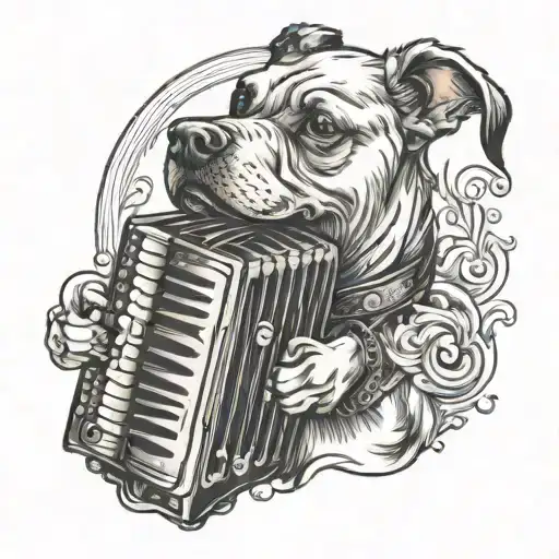 Create A Dog Playing The Accordion