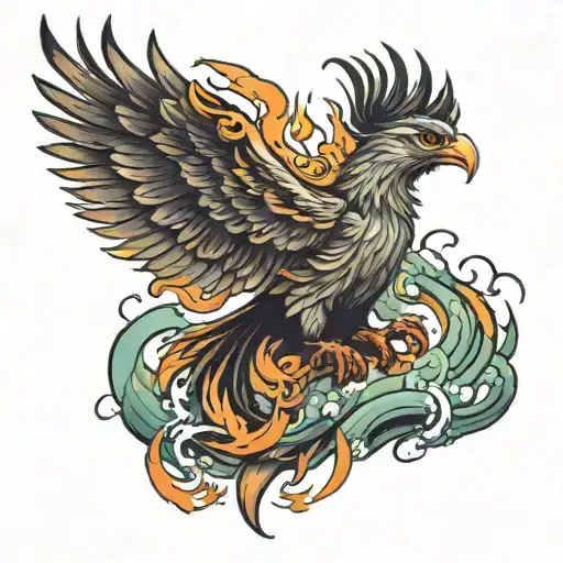 Phoenix Rising From The Ashes