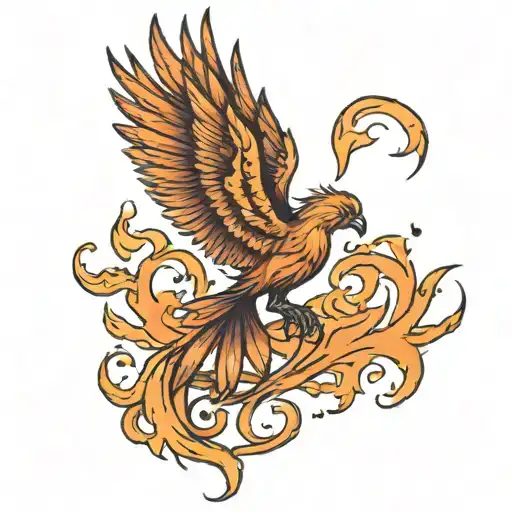 Phoenix Rising From The Ashes