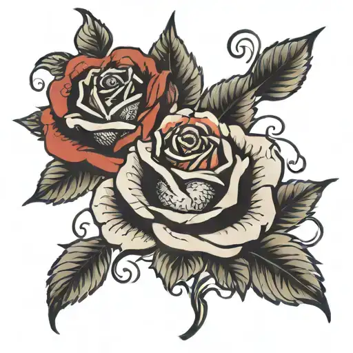 Roses With My Innital Of E And My Birth Of 2008