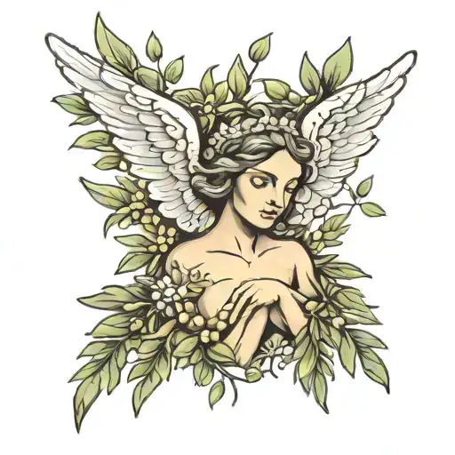 Olive Branches With Angel