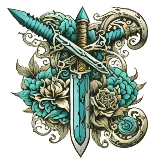 Broken Turquoise Sword