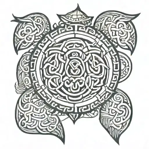 Celtic Knot Turtle
