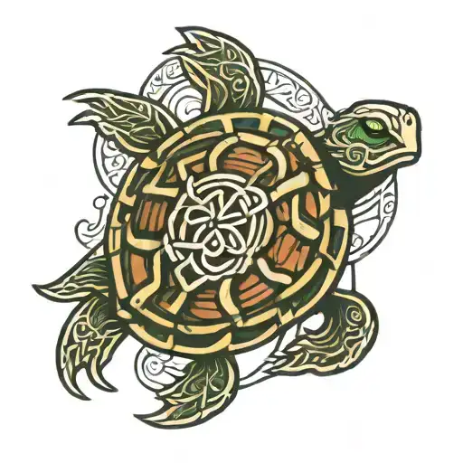 Celtic Knot Turtle