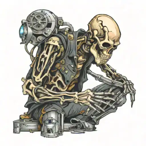 Welding Skeleton Holding