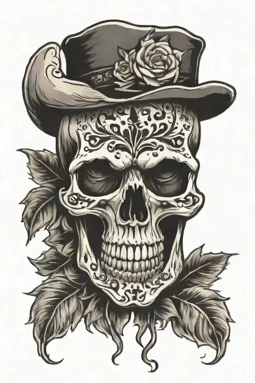 Gothic Western Skull