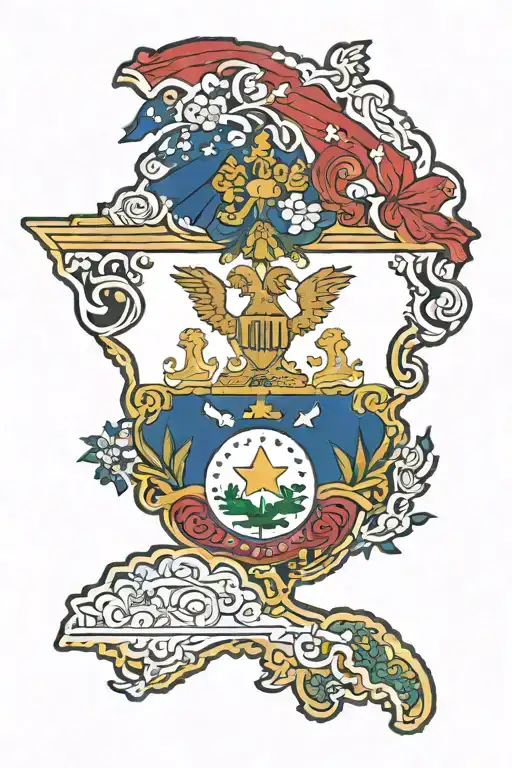 Outline Of The State Of Louisiana Filled With California State Flag