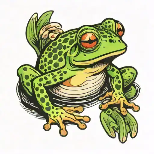 Relaxing Frog
